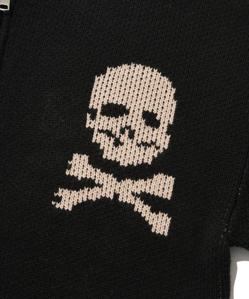 Seuweideu Schädel Cowichan Pullover [Schwarz]