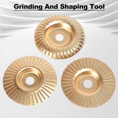 4-Zoll-Winkelschleifer für die Holzbearbeitung, Formrad, Holzformscheibe aus Kohlenstoffstahl, Stubbenschleifer