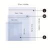 15/20/30pcs Heavy-Duty Leakproof & Self-Sealing Food Storage Bags Vegetables, Meat, Snacks - Freshness Preservation Reusable Food Storage Bags
