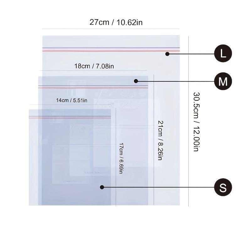 15/20/30pcs Heavy-Duty Leakproof & Self-Sealing Food Storage Bags Vegetables, Meat, Snacks - Freshness Preservation Reusable Food Storage Bags