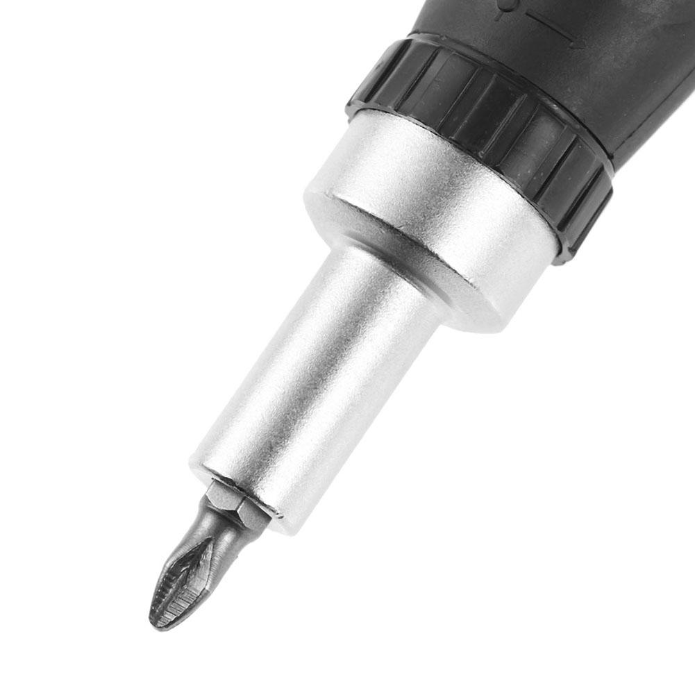 Klucz grzechotkowy 6,35 mm ze stali węglowej, dodatni i ujemny