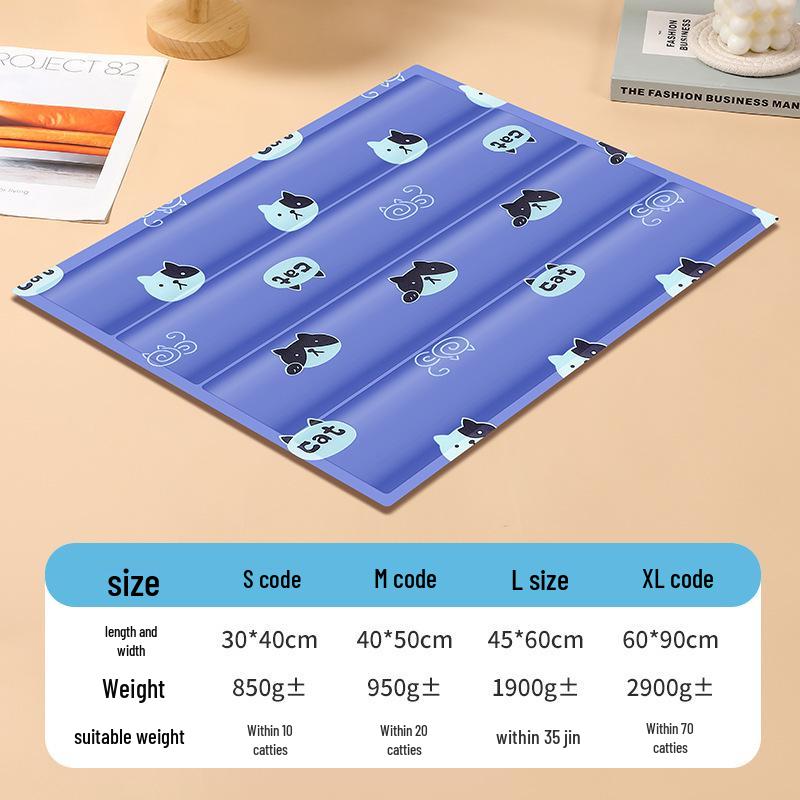 Waterproof Gel Cooling Pad for Pets - Summer Sleep Mat for Dogs & Cats