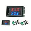 Temperature Meter Dual Digital Display Thermometer 4-28V Temperature Sensor Probe Detector Voltage Gauge Used for Car