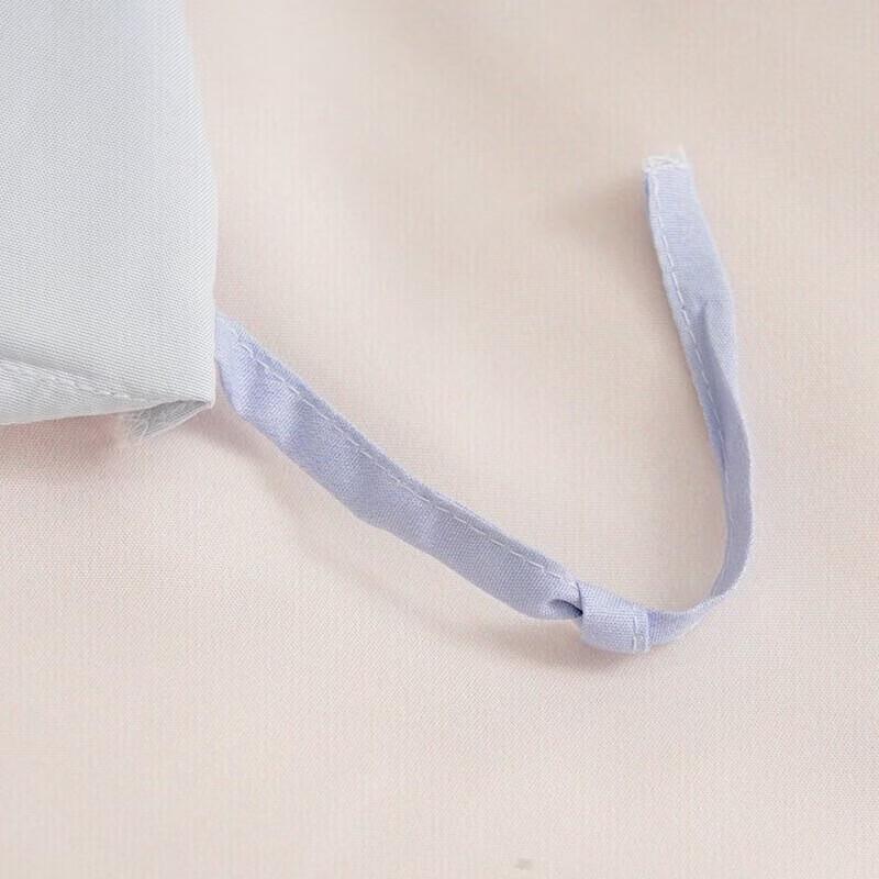 Mercury Home Textiles Nano Pearl Fiber Brushed Solid Color Four-Piece Bedding Set