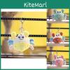 Adorable Mini Cartoon Crab Plush Keychain Soft And Colorful Animal Toy