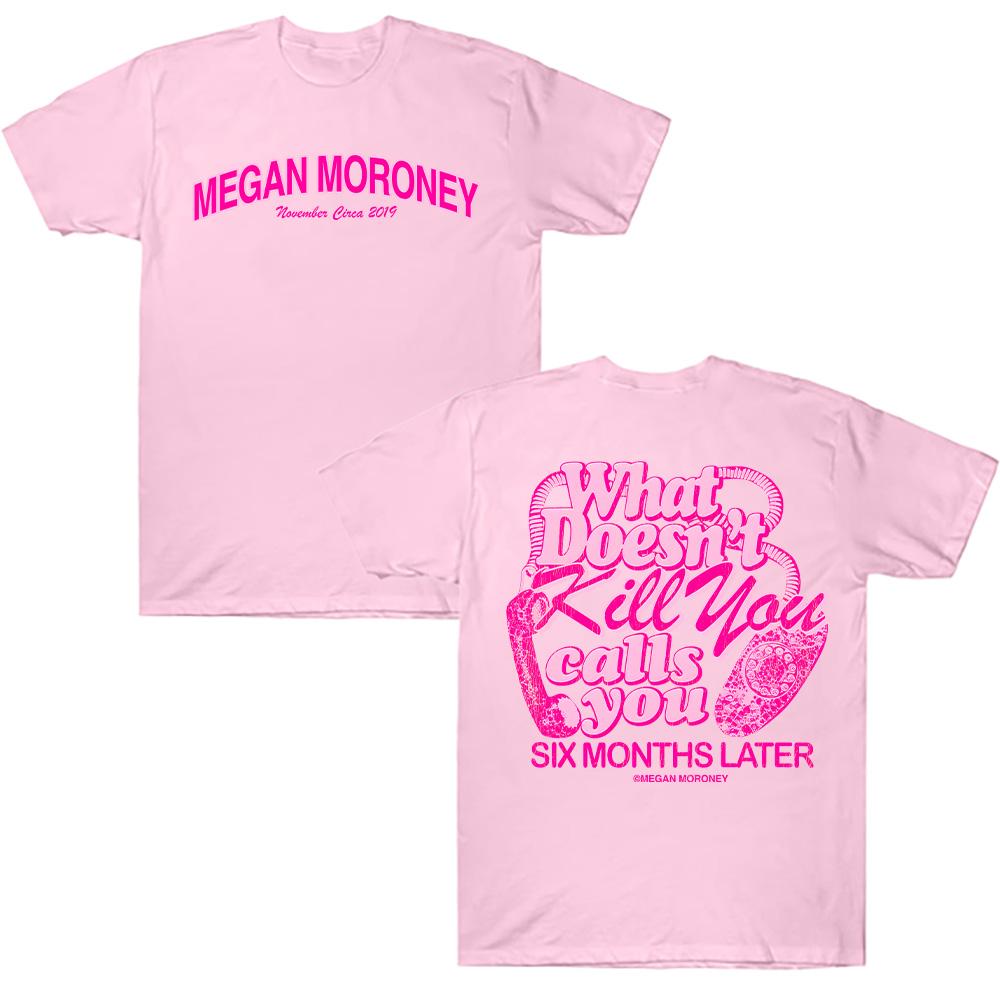 Megan Moroney 6 Months Later Tee Cotton Printed T-Shirt Men's Summer Casual Y2K Top Women Clothing Unisex Harajuku Chic Clothes