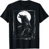 Kopf Halloween Mythologie Wolf Wandler Lykan T-Shirt(1)