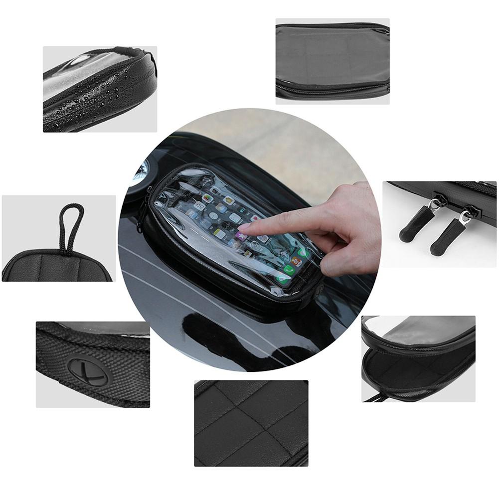 Magnetic Fuel Bag for Motorcycle Waterproof and for GPS and Mobile Phones