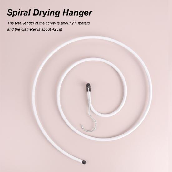 2ks spirálový stojan na sušení přikrývek nerezová ocel prostorově úsporné přikrývky ručníky spodní prádlo věšák na oblečení pro domácnost