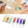 4 Stuks Mini LED Sleutelhanger Kleine Lampjes Zaklamp Sleutelhanger in Verschillende Kleuren