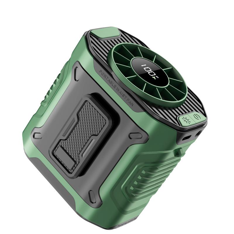 2026 High-Speed Portable Clip Fan: 100-Speed, Large-Capacity, Outdoor Waist Clip-On