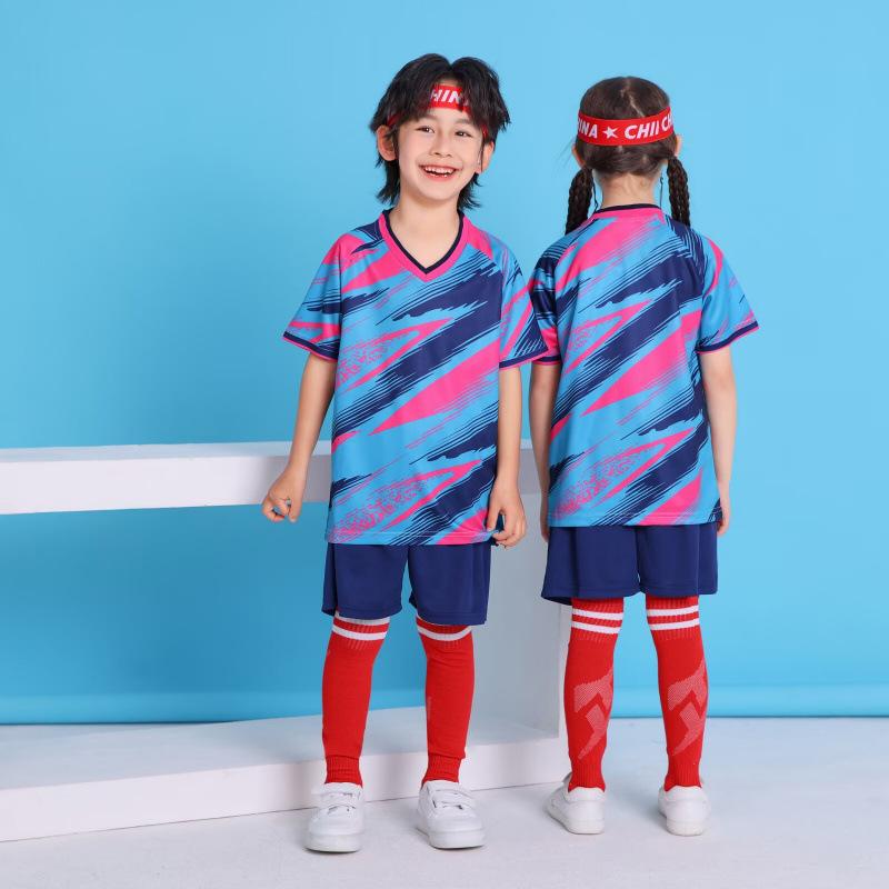 

Football Suit Adult Children S Men S And Women S Sports Training Clothing Short Sleeve Student Kindergarten Jerseys 16 yards