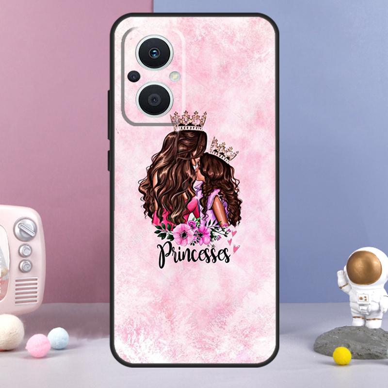 Beautiful Mother Daughter Son Funda For OPPO Reno 11 F 12F 13F 14F 10 12 13 14 Pro 7 8 Lite OPPO Find X9 X6 X5 X8 Pro Case