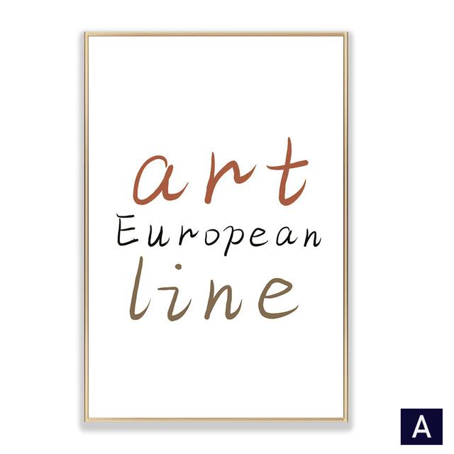 Abstract Lady Face Line Figure Picture Wall Art Canvas Painting Nordic Posters Prints Wall Pictures For Living Room Home Decor