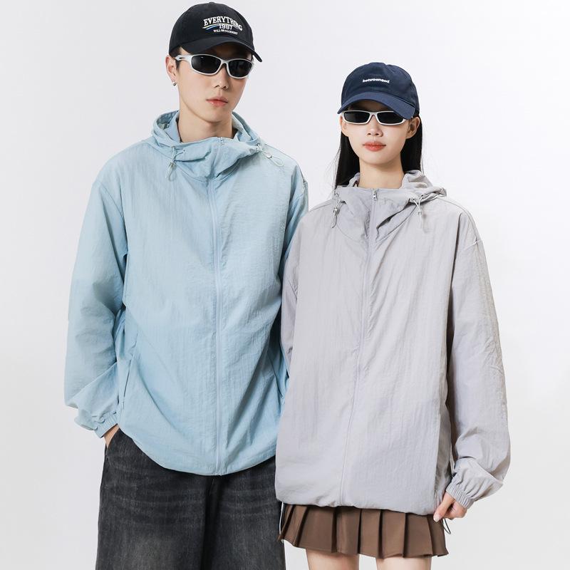 UPF50+ Men's & Women's Summer Hooded Jacket - Quick-Dry, Light, Breathable, Sun-Protective Couple Style