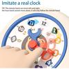 Kids Educational Telling Time Teaching Clock with Music Shape Number Color Animal and Q&A Mode,Baby Toy Gift for Ages 18 Months+