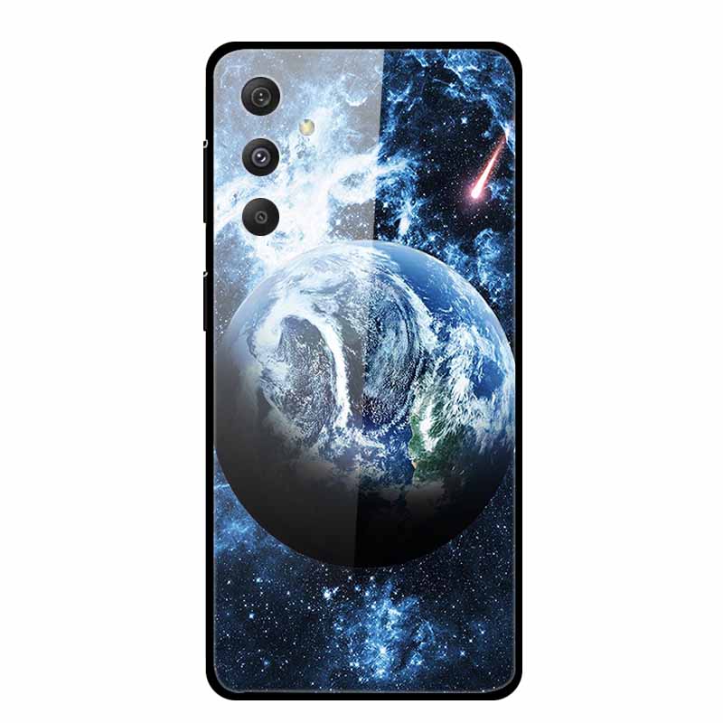 Tempered Glass Case For Samsung Galaxy S24 Plus Case Hard Glass Back Cover Soft Bumper For Samsung S24 Plus Phone Case S24Plus