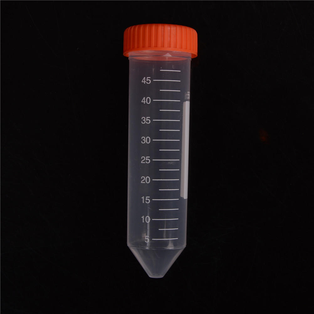 10 stuks 50 ml Plastic Centrifugebuisje Pijpje Flesje Laboratorium Test Container Met 4 Bodems