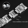 ONE23mm Stainless Steel Watchbands for Cartier Calibre W7100015 W7100041 W7100037 Metal Watch Bracelets Men Fashion Women StrapMN