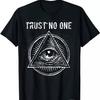 2025/Illuminati Clothing Nie ufaj nikomu Oko Wszechwidzące Unisex Koszulka