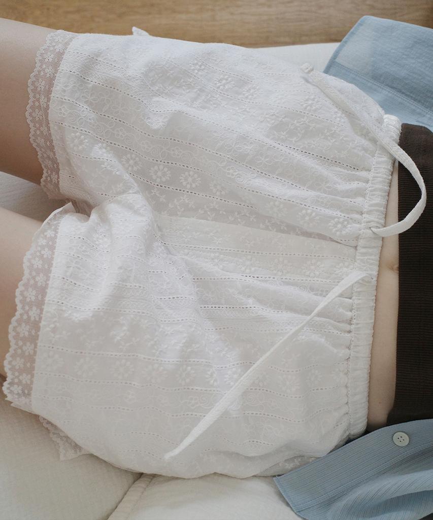 Keulloleu Cotton Lace Shorts - 2 Colors