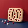 Non-Toxic Wooden Rotating Magic Beans Cube Fingertip Fidgeted Toys Kids Stress Relief Spin Bead Puzzles Children Education Intelligence
