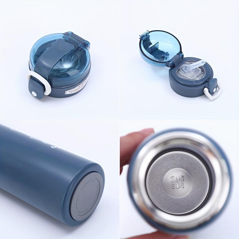 350ml Kids Thermo Bottle Cute Children's Thermal Water Bottle Stainless Steel Straw Thermos Mug Cartoon Leak-Proof Vacuum Flask