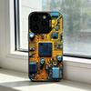 Inside Circuit B-Board Phone Case For iPhone 17,16,15,14,13,12,11 Plus,Pro Max,XS,Colorful Silver Black Cover