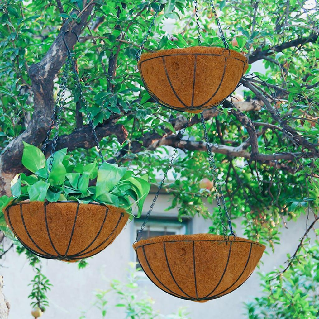 8-16 Inch Hanging Basket Liner Coconut Coco Fiber Premium