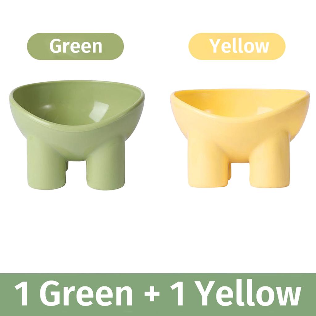 Portable Anti-Drop Cat Dog Pet Feeding Bowl - Food And Water Feeder Designed for Pets