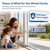 Zinc Alloy Sliding Window Lock Baffle Free Home Security Lock Security Window Limit Lock  Balcony