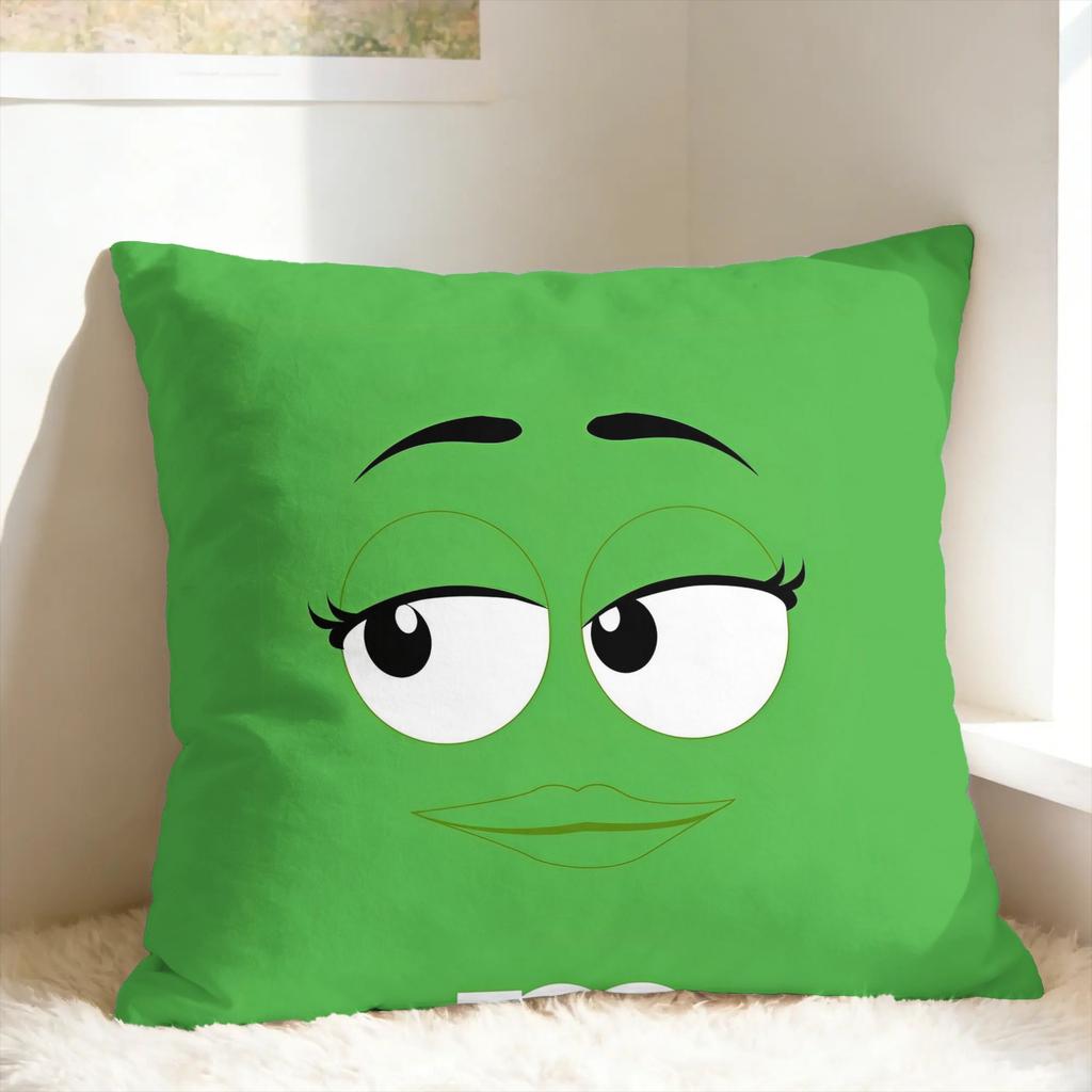Pillow Cover Cartoon MMMS Cute Kawaii Pillow Case For Living Room Sofa Pillowcases