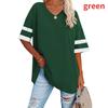 Women's Striped T-Shirt V-Neck T-Shirt Half Sleeve Comfort Top