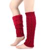 Foot Cover Fleece Leg Warmers Thickened Knitted Leg Coverings Winter Leg Warmers  Streetwear