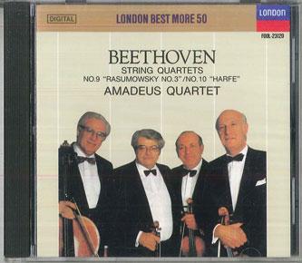 

CD AMADEUS STRING QUARTET Beethovenstring Quartets Nos.910 F00L23120 POLY DOR Japan Classical Used