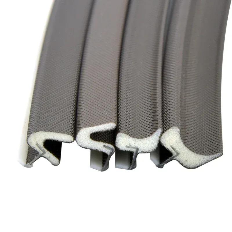 PU Foam Sound Proof Weather Draught Excluder Seal Door Window Gap Insulation V Type Strips for 8  Sizes to Choose
