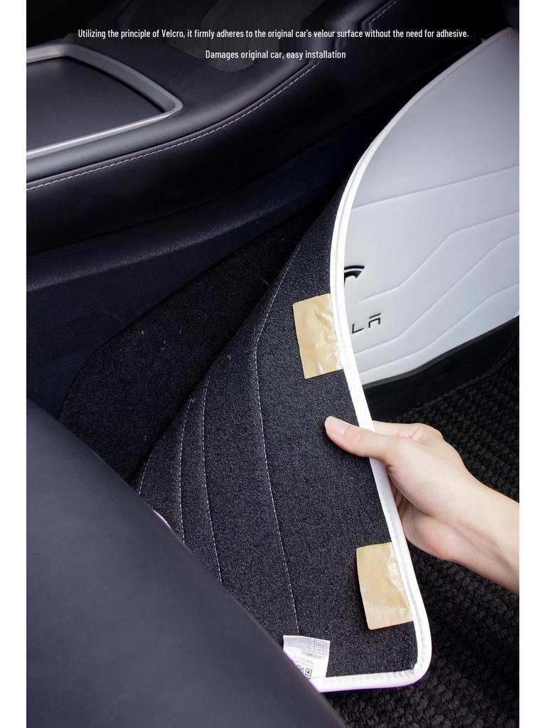 Anti-kick and dirt protection pads for Tesla Model YL/Y/3 center console sides