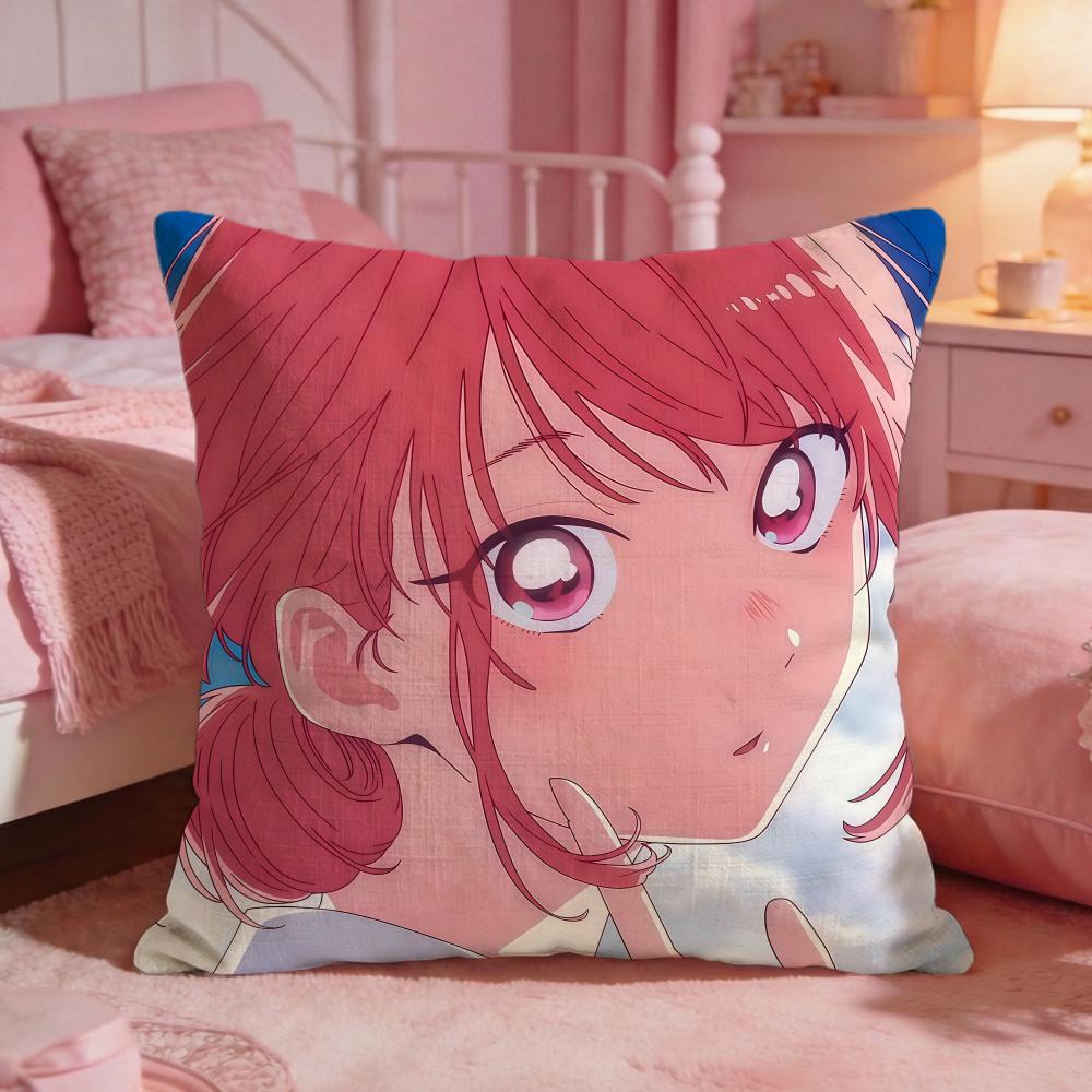 Blue BBoxs Hot Anime Cushion Cover Premium Comfort Reversible Pillow Cove Two In One Design For Any Room  Car Interior