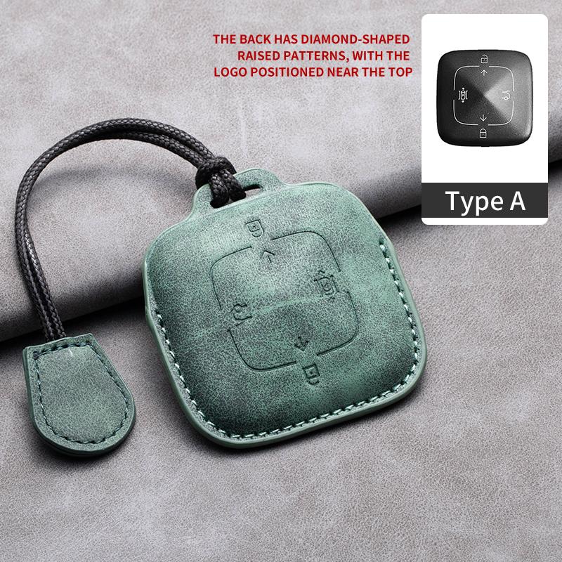 Car Key Case Cover For Zeekr 001 X FR 007 GT 009 Leather Car Remote Key Case Anti-Scratch Protector Shell Decorative Accessories