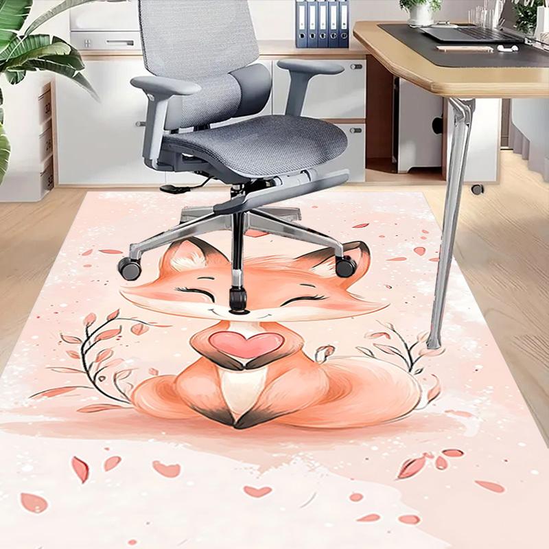1pc fox heart Carpet Office Rug Outdoor Mat Home Decor Area Carpet Festival Gift