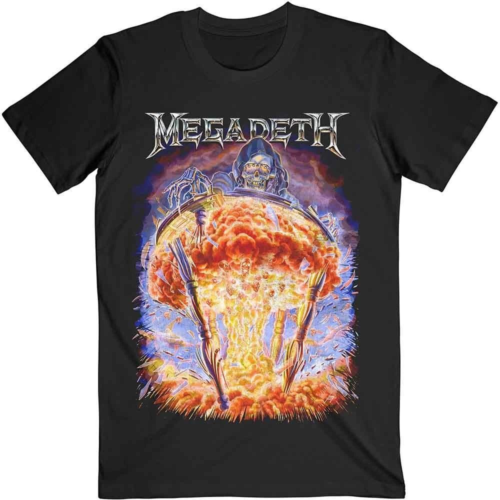 Megadeth T Shirt Countdown to Extinction Band Logo Official Mens Black M L