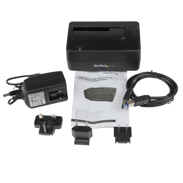 Station D'accueil - StarTech - Dock USB 3.0 - Duplication HDD/SSD - 2,5"/3,5" - Noir