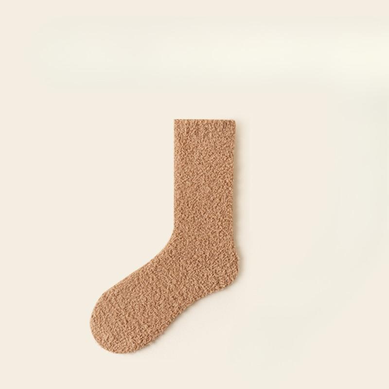 Female Winter Thickened Warm Not To Drop Hair Not Foot Month Son Home Sleep Tube Socks