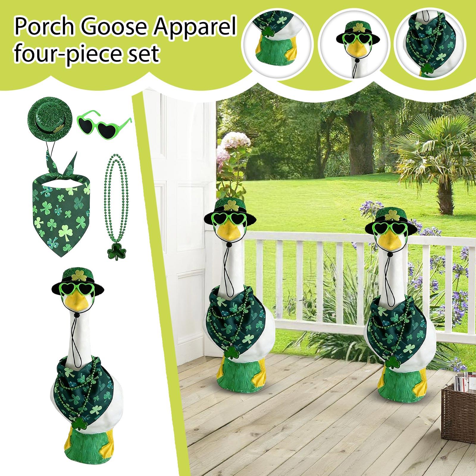 

4 Pc Irish St. Patrick s Day Porch Costume Four Piece Set one size