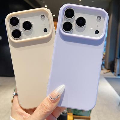 Luxury Candy Color Phone Case for IPhone 17 Pro Max Soft Silicone Cover for IPhone 17 Air 17Pro Camera Bumper TPU Back Cases