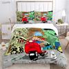 T-Tintines All Season Duvet Cover Cartoon Funny Bedding Set Printed Sheet Pillowcase Bed Soft Quilt Cover Full Queen King Size