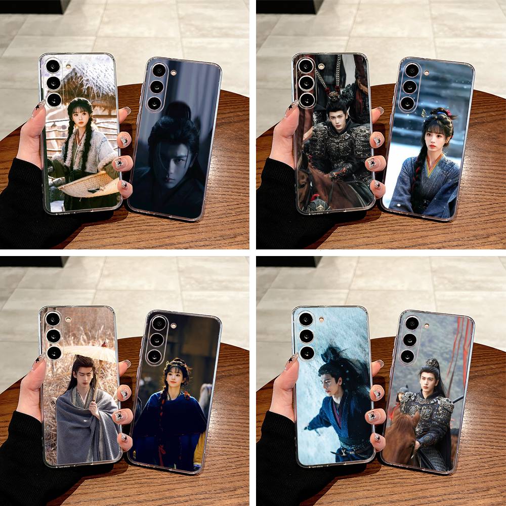 Zhang Linghe & Tian Xiwei Clear Soft Silicone Phone Case for Samsung Galaxy A71, A70, A52, A51, A40, A30