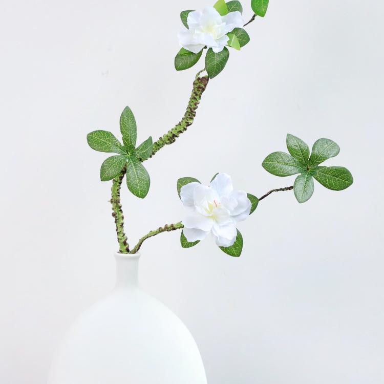 Künstliches Azaleen-Blumenarrangement: Grünpflanzen aus Kunststoff für Tischdekoration