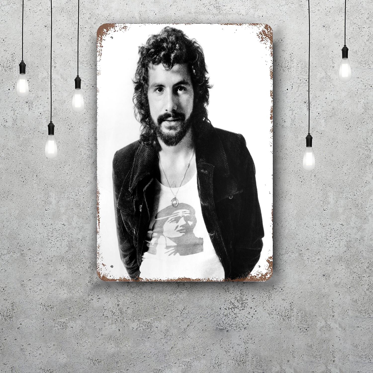 

Cat Stevens Band Metal Signs wall decor Vintage Tin Signs Captain Metal Poster Decor for Bar Pub Club Wall Decoration 20x30cm（7.8x11.8inch）