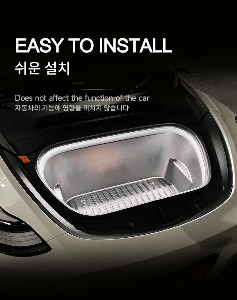 Tesla Model 3/Y/S/X Front Trunk LED Light Strip (2018-2025) - Easy Install